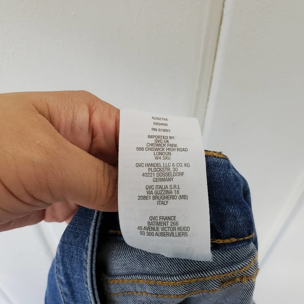 G.I.L.I. " As Is" Size 16 Ankle Zip Jeans - Picture 8 of 8